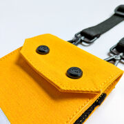Yellow cotton phone wallet